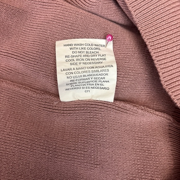 Sole La Vie Purple and Pink Ruffled Flutter Sleeve Blouse - Picture 7 of 7